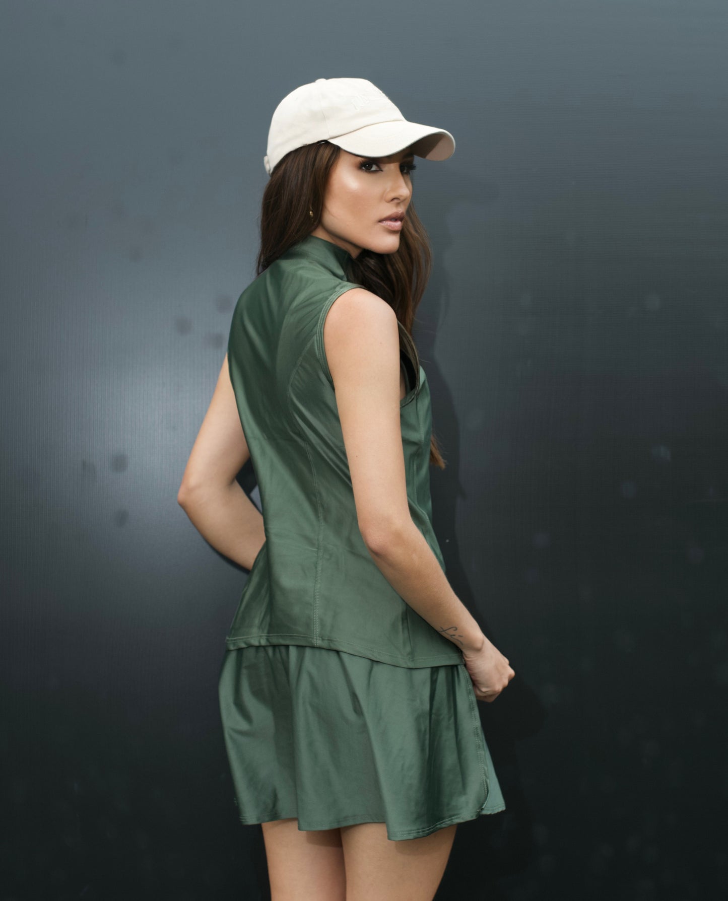 Colete Verde -  Design Elegante para o fitness e Cotidiano