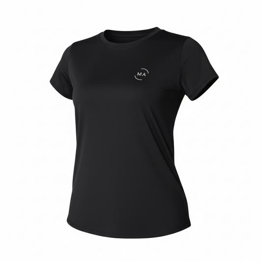 Blusa Fitness com Proteção UV Preta