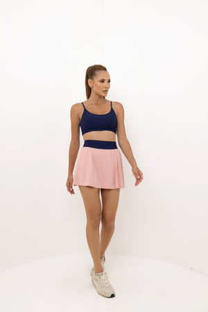 Conjunto Short Saia Beach Solar Rosa