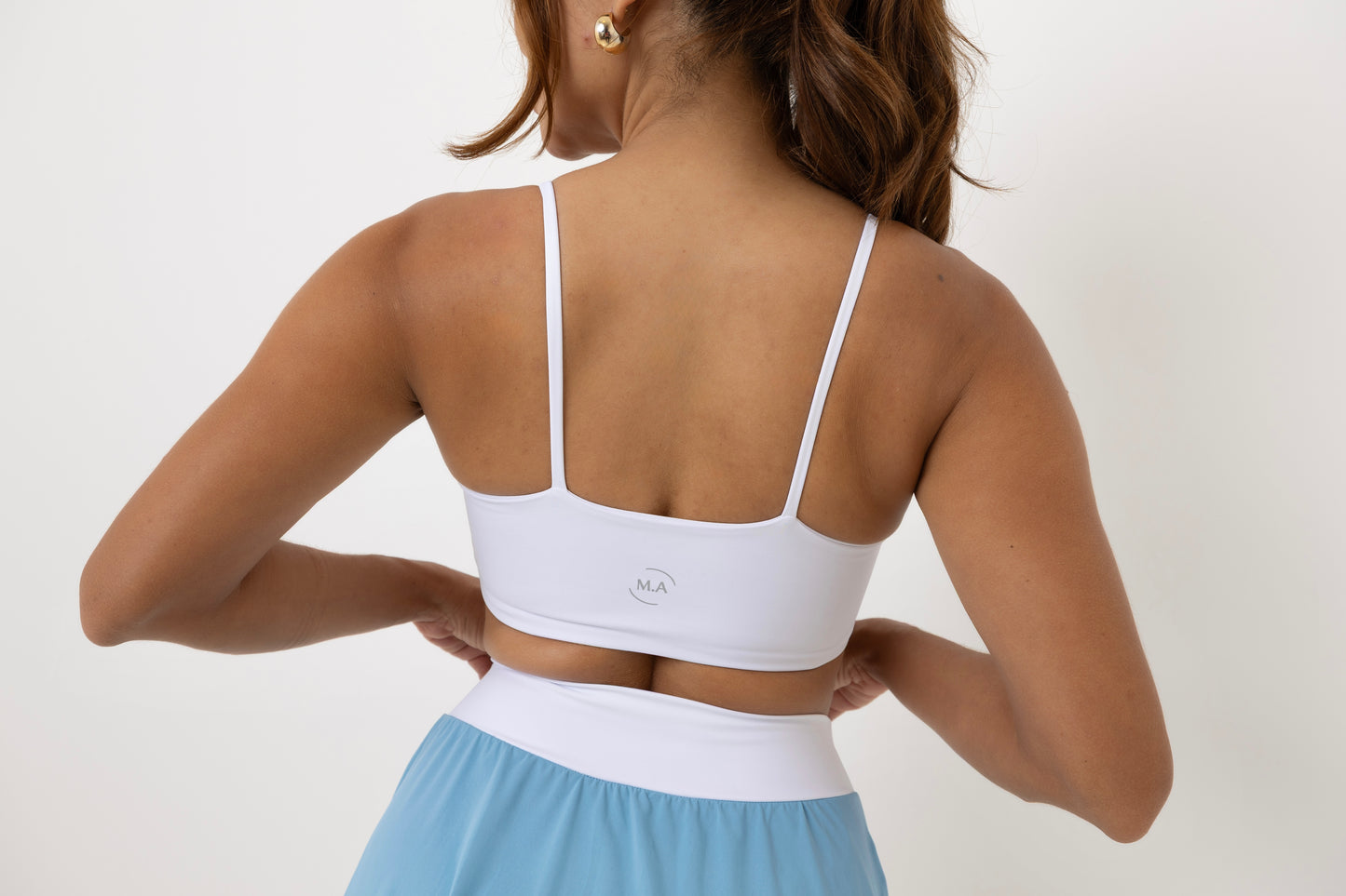 Conjunto Short Saia Beach Solar Azul