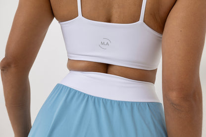 Conjunto Short Saia Beach Solar Azul