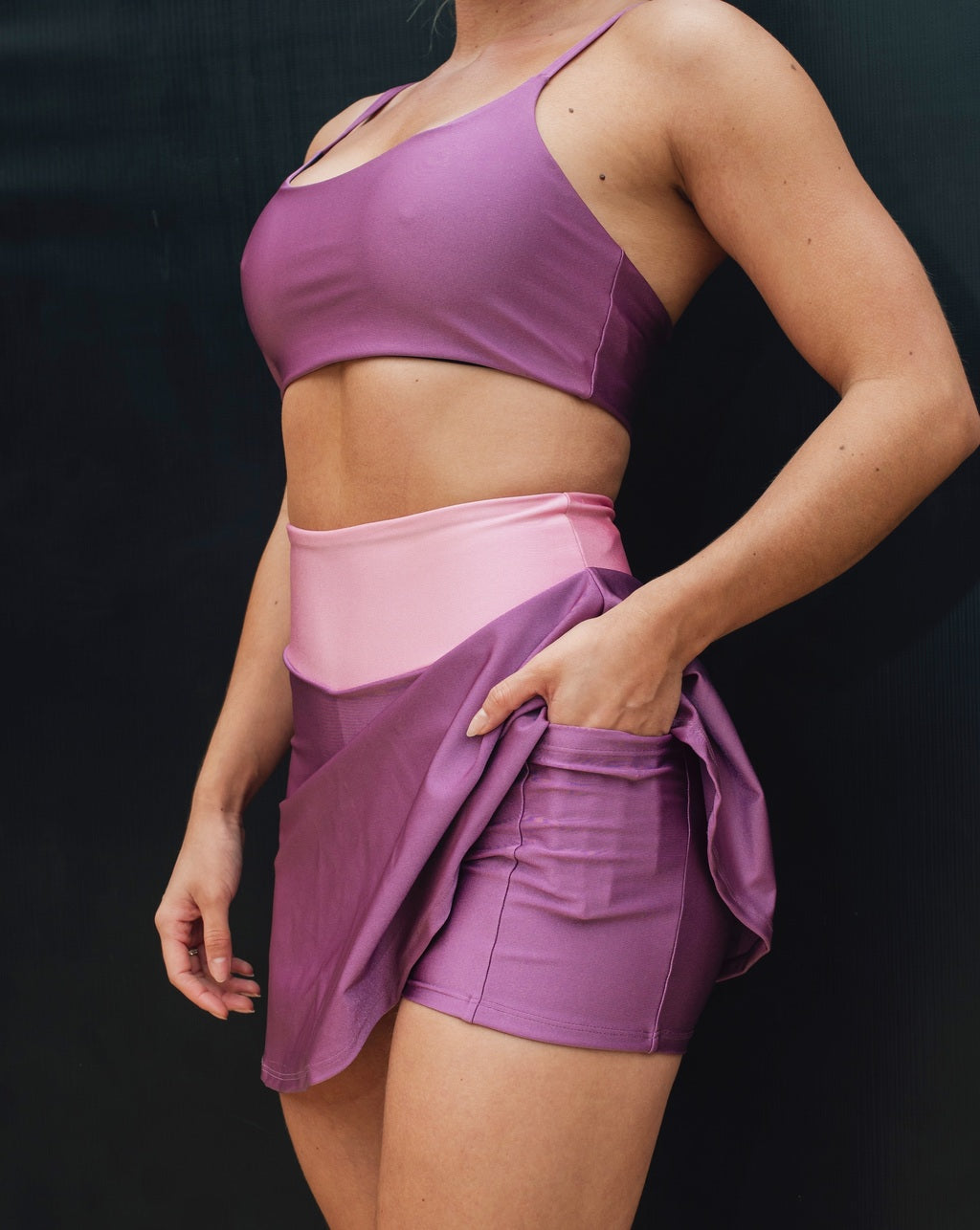 Conjunto Short Saia Rosa O Look Perfeito Para Beach Tennis